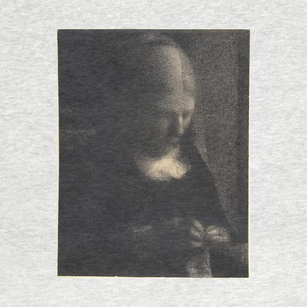 Embroidery; The Artist's Mother by GeorgesSeurat